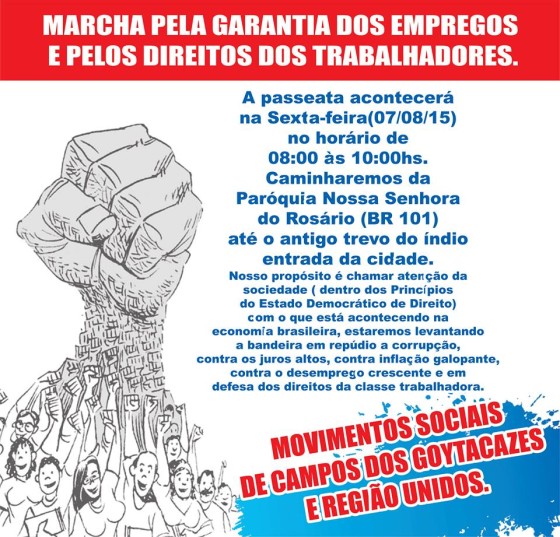 Manifestação Campos agosto